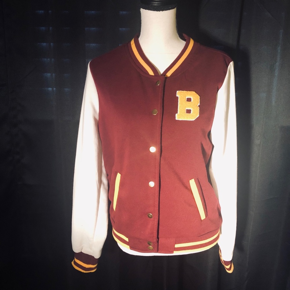 Maroon Varsity Jacket